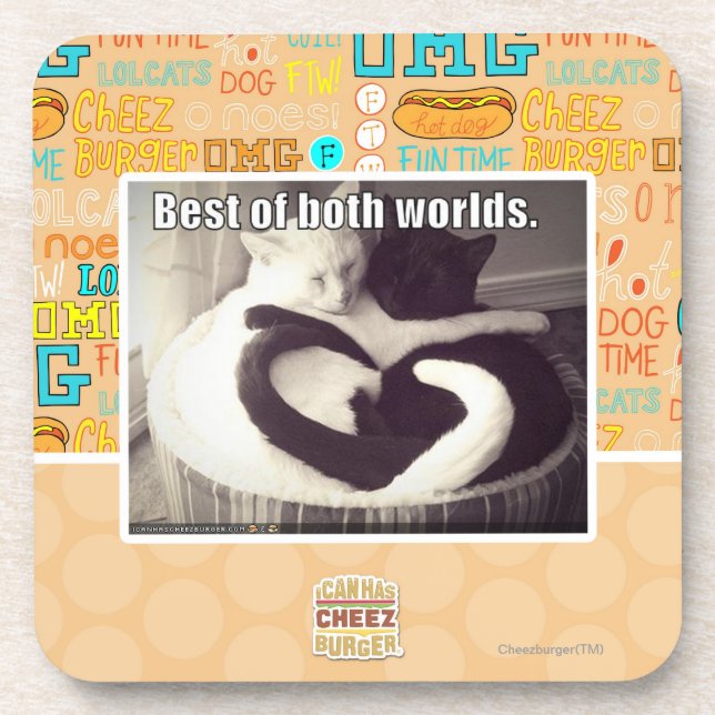 Best of both worlds. coaster (Front)