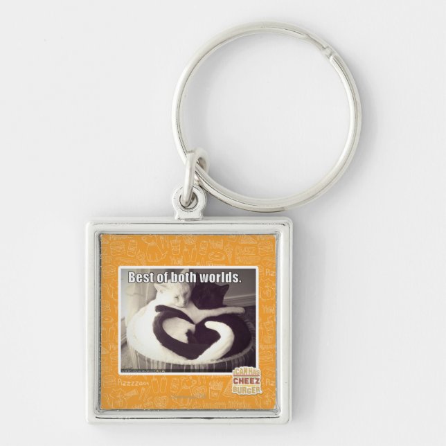 Best of both worlds. key ring (Front)