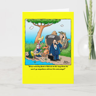 Best of Breed Funny Birthday Card