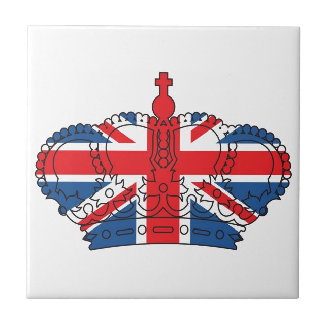 Best of British, Crown, Union Jack Tile (Front)