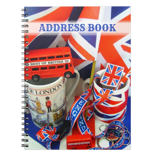 Best of British Souvenirs Adress Book (Front)