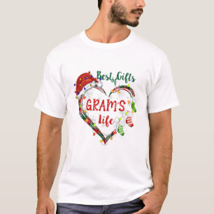 Best Of Gifts In Gram 'S Life Heart Christmas Ligh T-Shirt