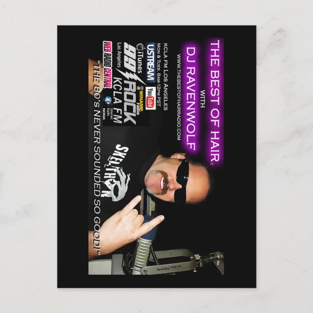 Best Of Hair Promotional Postcards (Front)