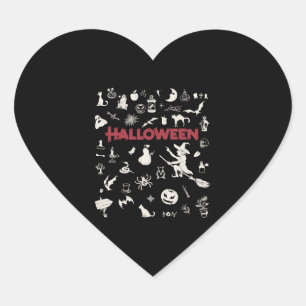 Best of Halloween Heart Sticker