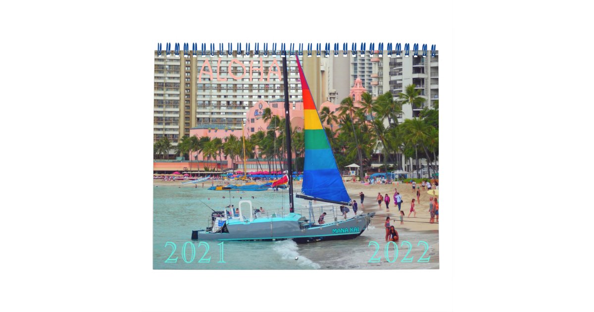 Best of Hawaii 2021-2022 Calendar | Zazzle.co.uk
