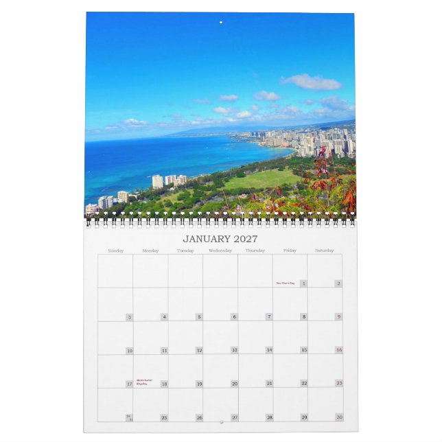 Best of Hawaii 2023-2024 Calendar (Jan 2027)
