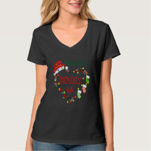 Best Of In Memere 's Life Heart Christmas Light T-Shirt