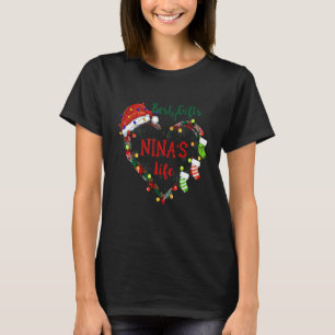 Best Of In Nina S Life Heart Christmas Light T-Shirt