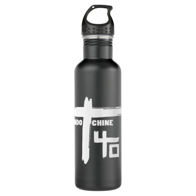 Best of Indochine band logo1 exselna Genres Rock n 710 Ml Water Bottle (Front)
