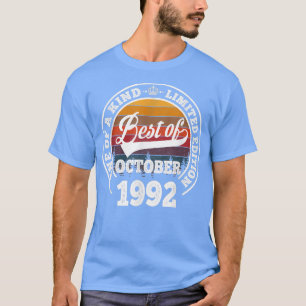 Best Of October 1992 30th Birthday Gift For 30 Yea T-Shirt