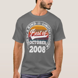 Best Of October 2008 14th Birthday Gift For 14 Yea T-Shirt