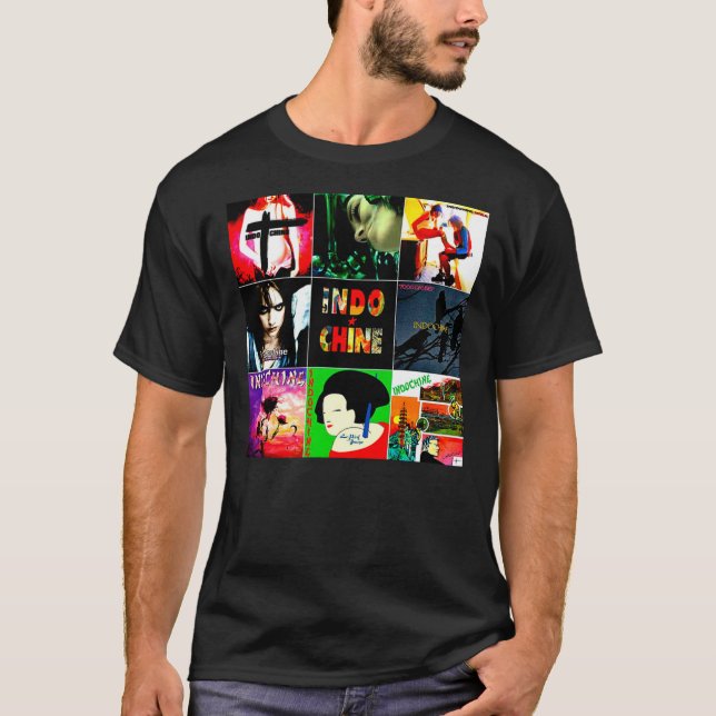 Best Of Seller Logo Music Indochine Band From Wila T-Shirt (Front)