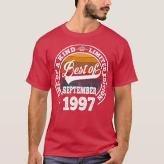 Best Of September 1997 25th Birthday Gift For 25 Y T-Shirt
