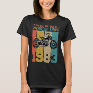 Best Of The 80's Born In 1983 Vintage Motorcycle B T-Shirt