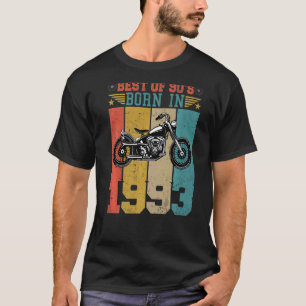 Best Of The 90's Born In 1993 Vintage Motorcycle B T-Shirt