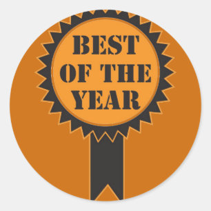 Best of the Year Classic Round Sticker