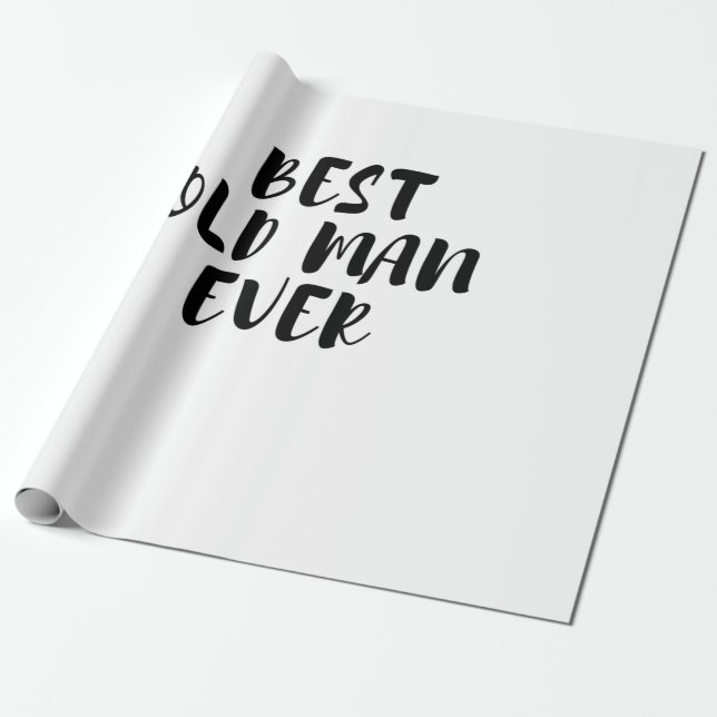 Best old man wrapping paper (Unrolled)