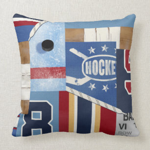 Best Old Time Ice Hockey Shirt Themed Cushion