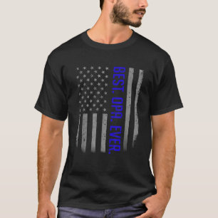 Best Opa Ever American Dad Flag Gifts For Fathers  T-Shirt