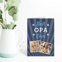 Best Opa Ever | Father's Day Photo