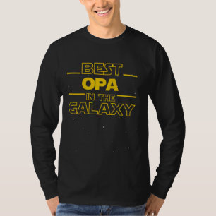 Best Opa in the Galaxy Grandpa In Flemish Funny Gi T-Shirt