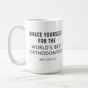 Best Orthodontist Personalised Professional Name Coffee Mug