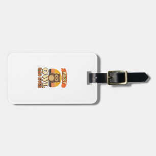 Best Owl Dad Ever Vintage Engraving Shirt Design_1 Luggage Tag