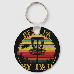 Best Pa By Par Funny Disc Golfing Grandpa Key Ring