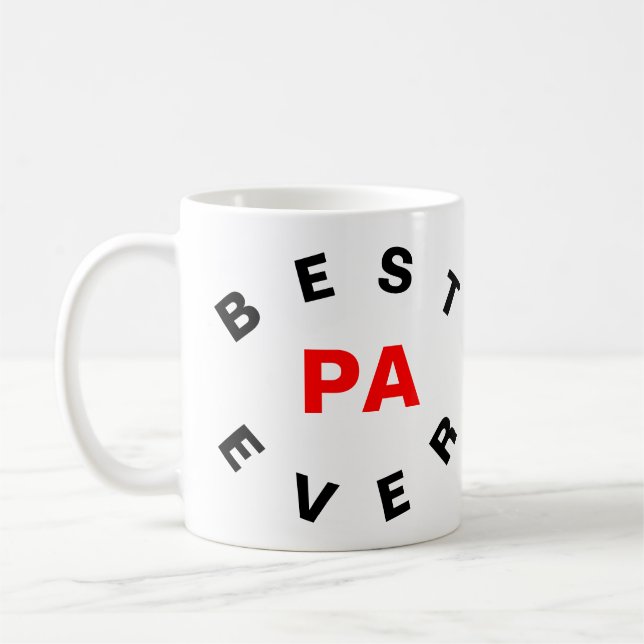 Best Pa Ever Coffee Mug (Left)