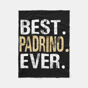 Best Padrino Ever Spain Spanish Godfather Fleece Blanket