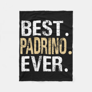 Best Padrino Ever Spain Spanish Godfather Fleece Blanket