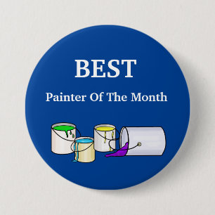 Best Painter of The Month Employee Button
