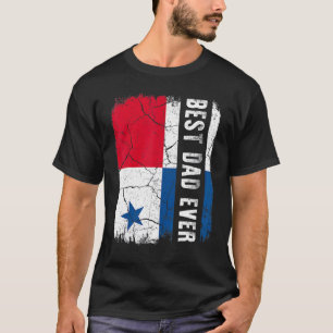 Best Panamanian Dad Ever Panama Daddy Father's Day T-Shirt