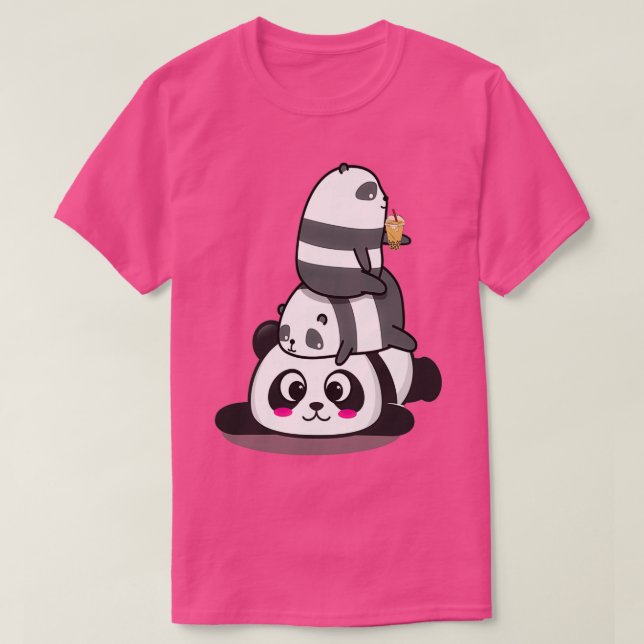 Best Panda Bubble Tea T-Shirt (Design Front)