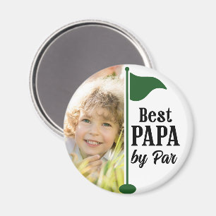 Best Pap by Par Photo Golf Flag Magnet