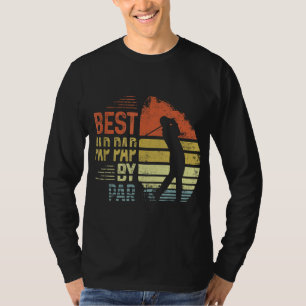 Best Pap Pap By Par Pap Pap Father's Day Gift Golf T-Shirt
