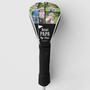 Best Papa by Par 3 Photos Golf Flag Personalised Head Cover