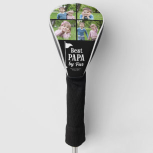 Best Papa by Par 4 Photos Golf Flag Personalised Head Cover