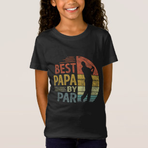 Best Papa By Par Father's Day Golf Gift Grandpa T-Shirt