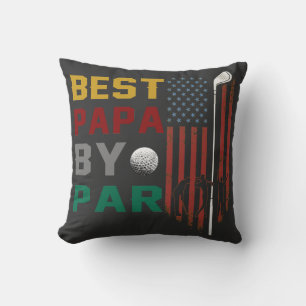 best papa by par golf T-Shirt Cushion