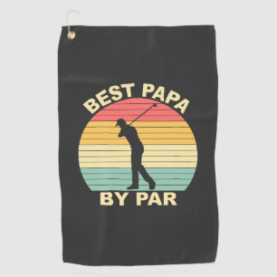 Best Papa By Par - Golfing Golf Towel