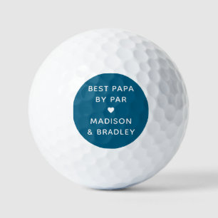 Best Papa By Par Personalised Name Golf Balls