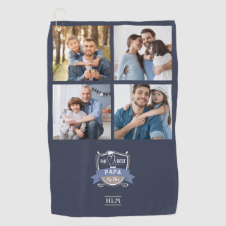 Best Papa By Par Personalised Photos Golf Towel