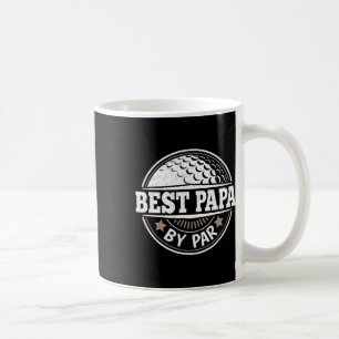 Best Papa By Par Vintage Golf Player Daddy Dad Fat Coffee Mug