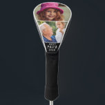 Best Papa Ever Father's Day 2 Photo Collage Golf Head Cover<br><div class="desc">A special gift for the golfer grandpa for father's day -A 2 photo collage and typography golf head cover.photo collage</div>
