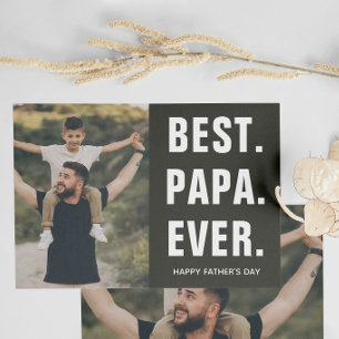 Best. Papa. Ever. Father's Day Card