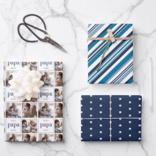 Best Papa Ever Father's Day Coordinating Wrapping Paper Sheet