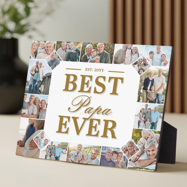 Best Papa Ever Father's Day Photo Frame Collage (Best Papa Ever Father's Day Photo Frame Collage)