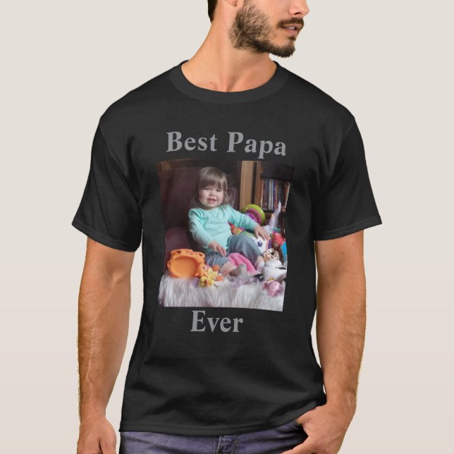 Best Papa Ever Grandfather Grandpa  T-Shirt (Front)