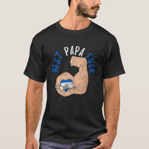 Best Papa Ever Nicaraguan Dad Fathers Day Vintage T-Shirt